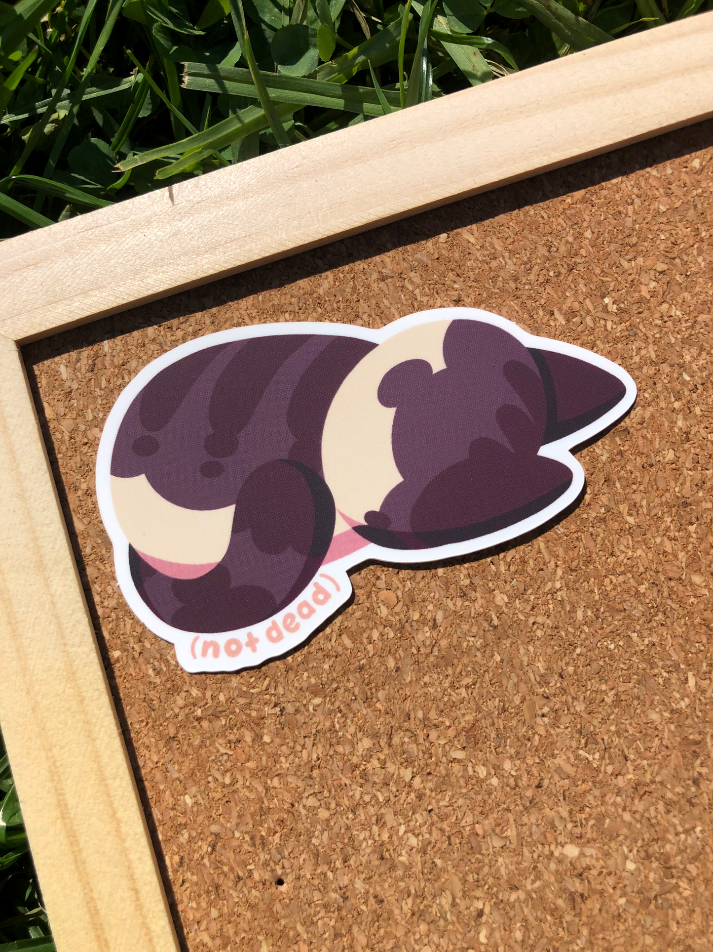 not dead sticker