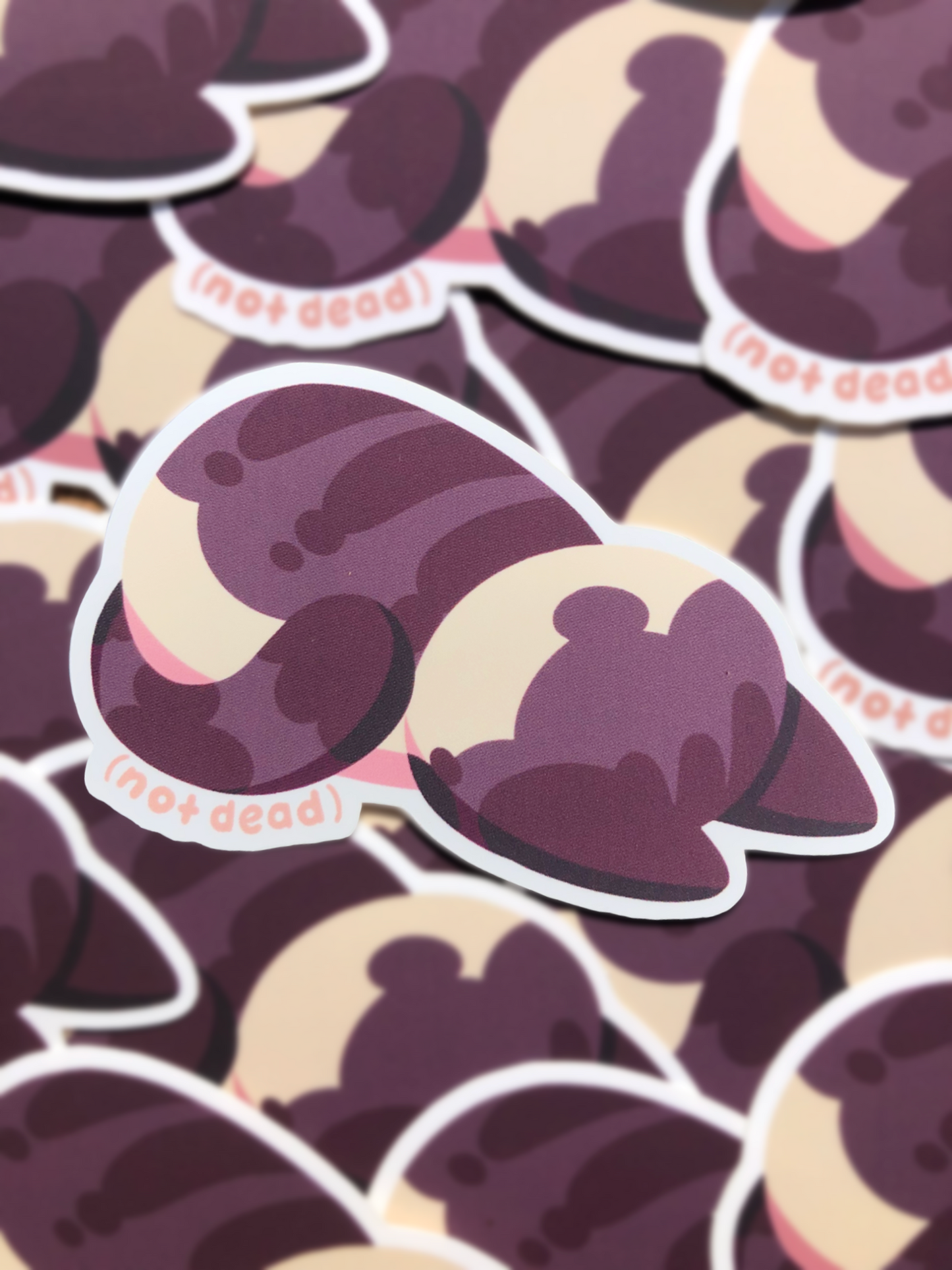 not dead sticker