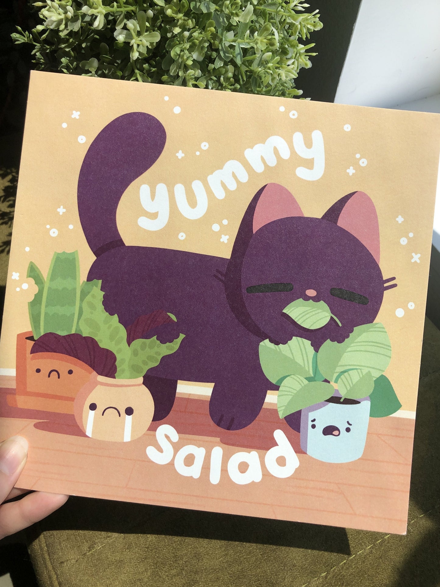 yummy salad print