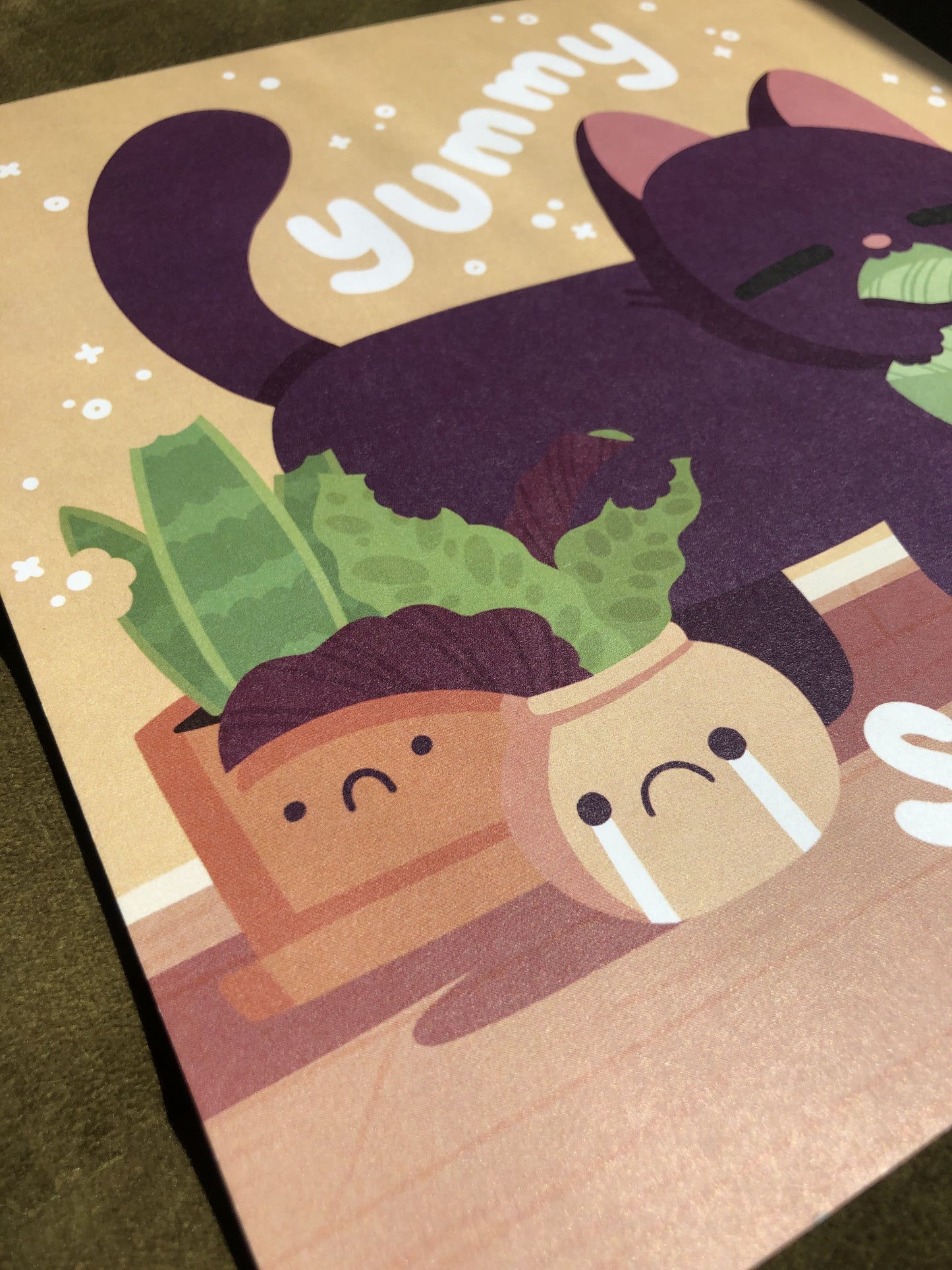 yummy salad print