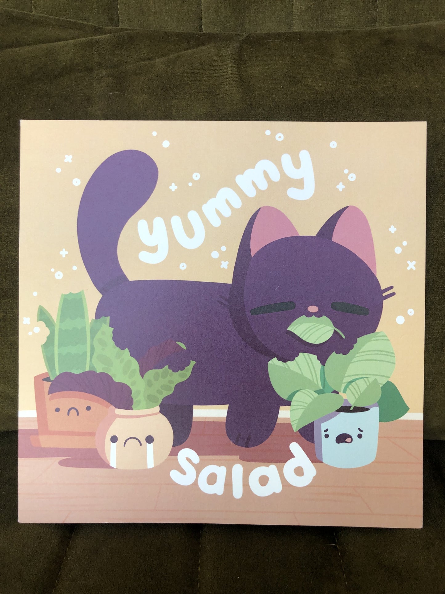 yummy salad print