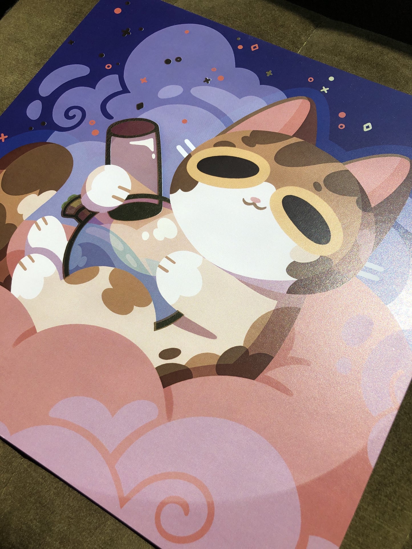 bong cat print
