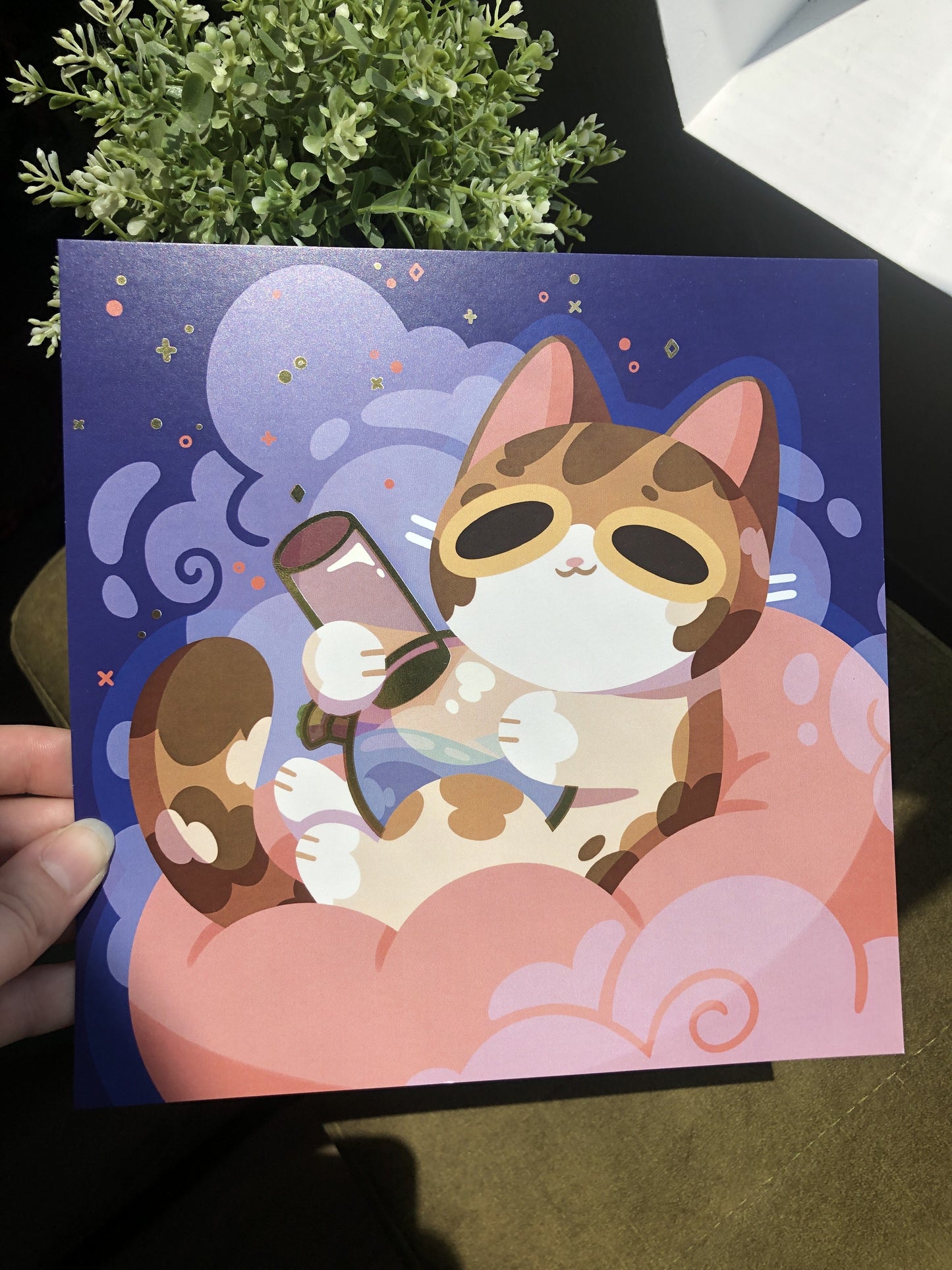 bong cat print