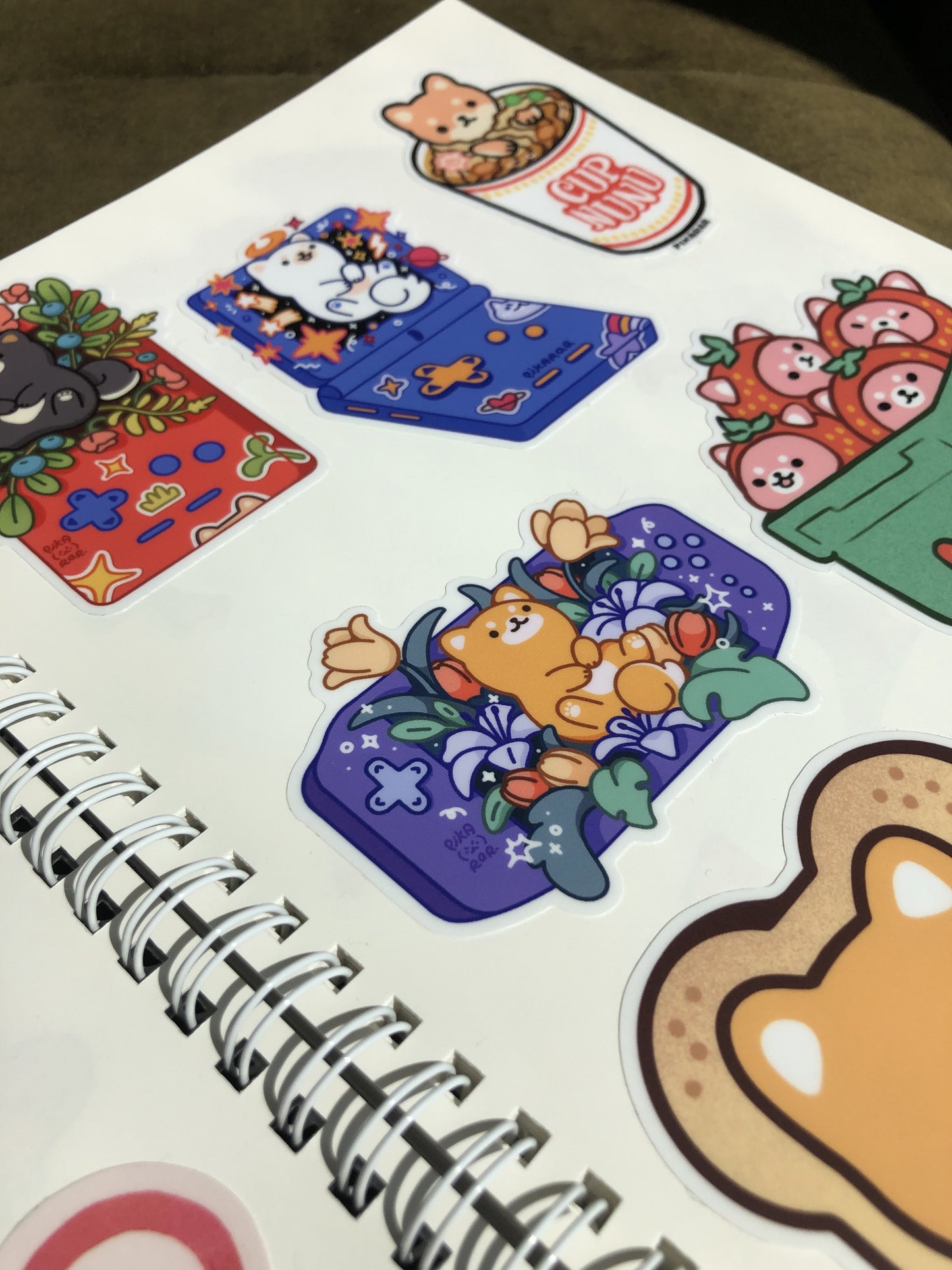 sticker collecting book