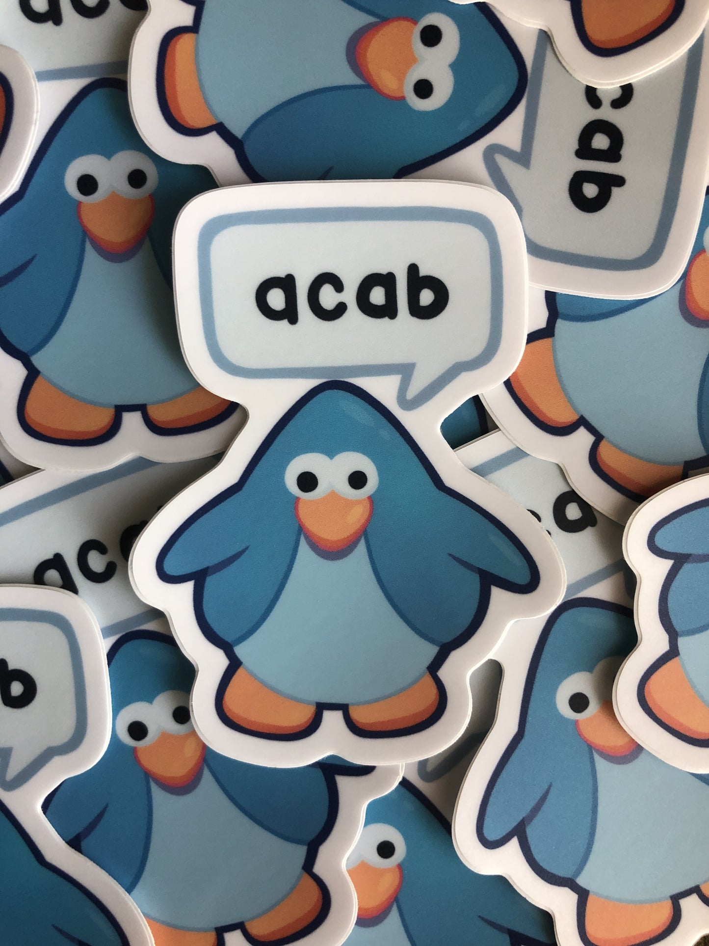 acab penguin sticker