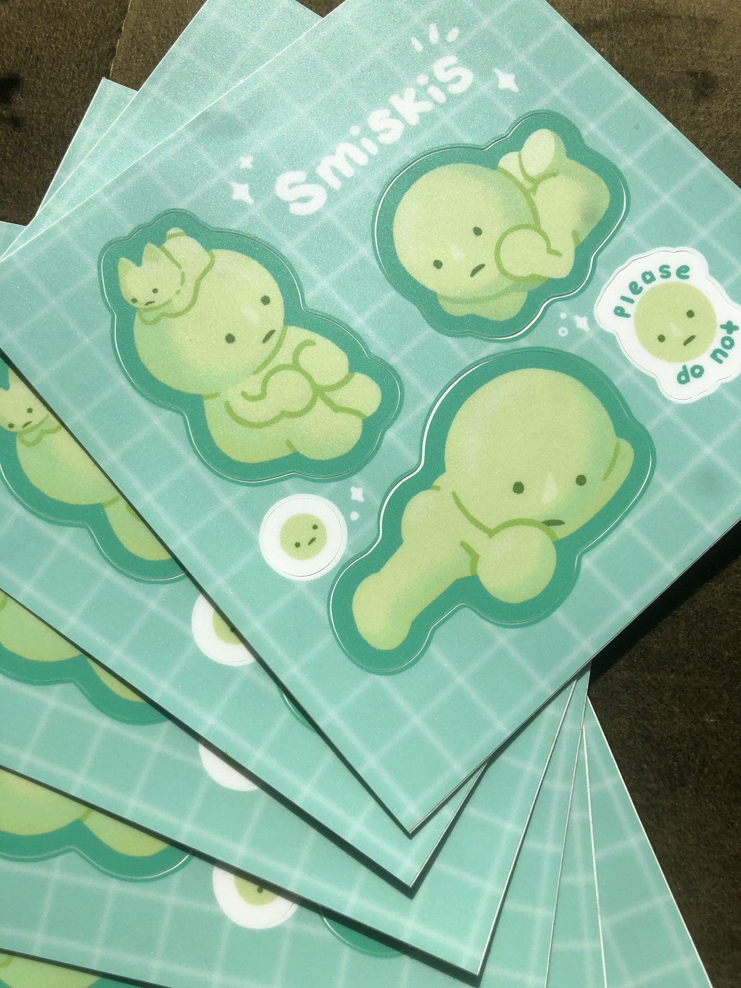 Smiski Sticker Sheet