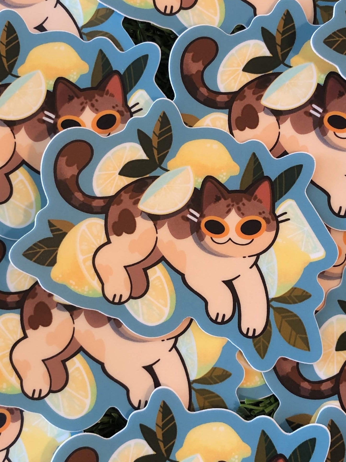 Lemon Cat Sticker