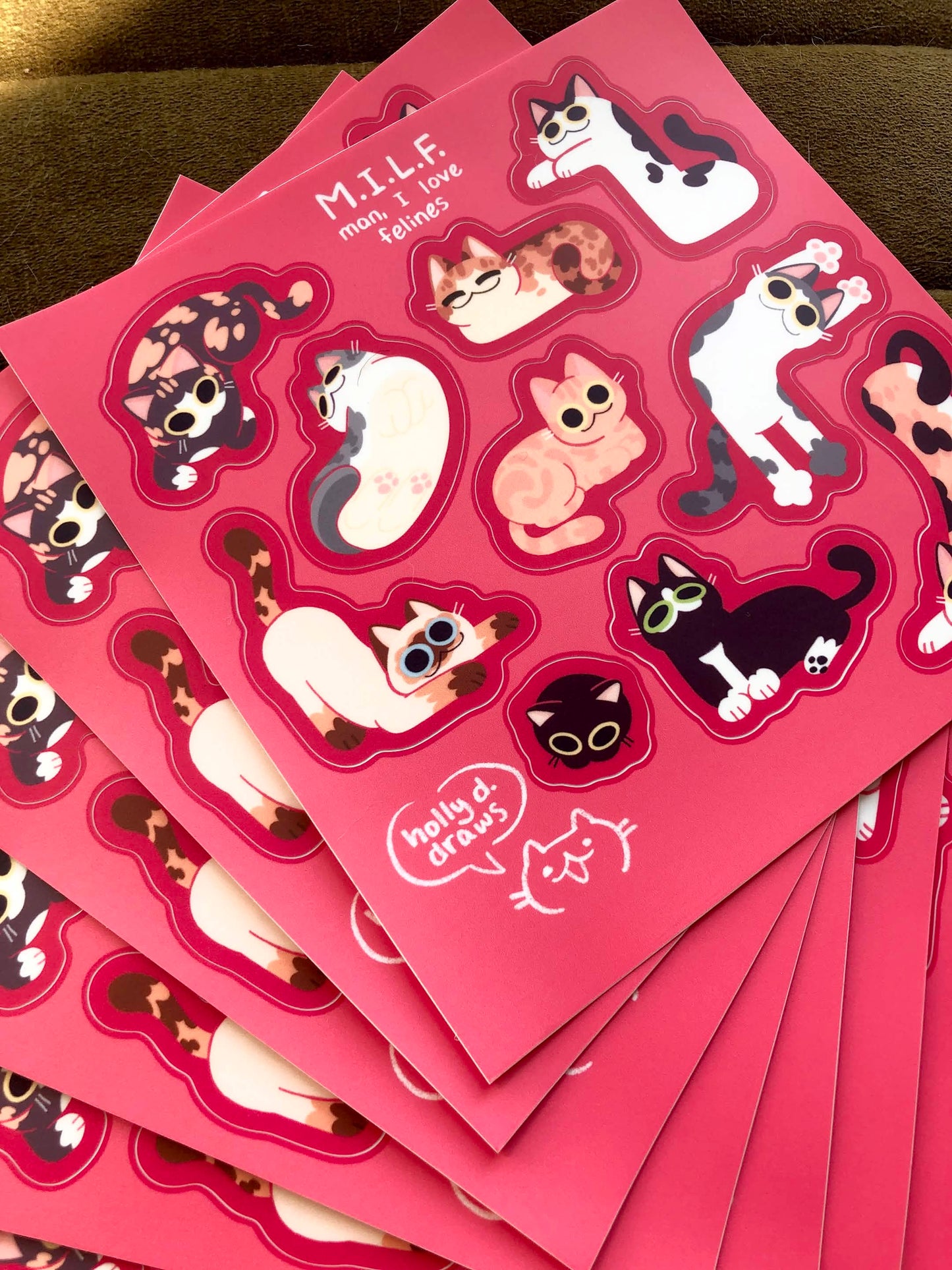 Milf Sticker Sheet