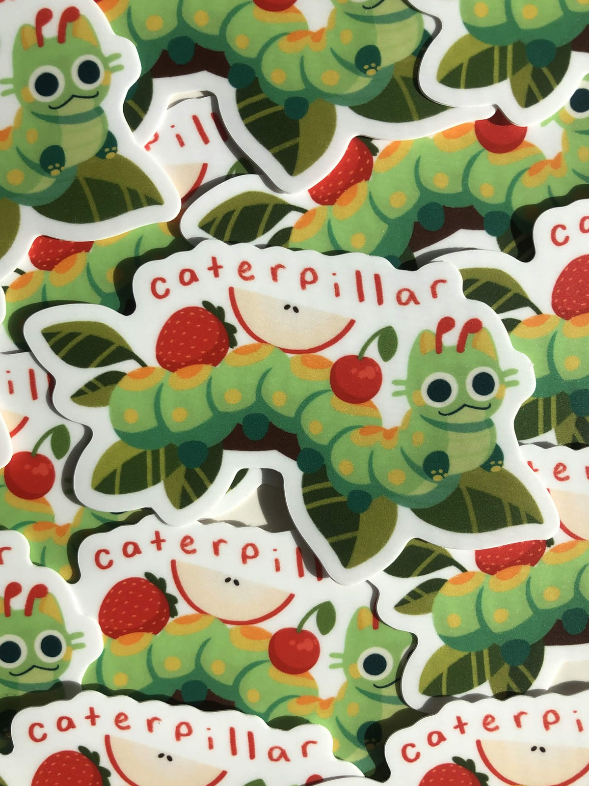 caterpillar sticker