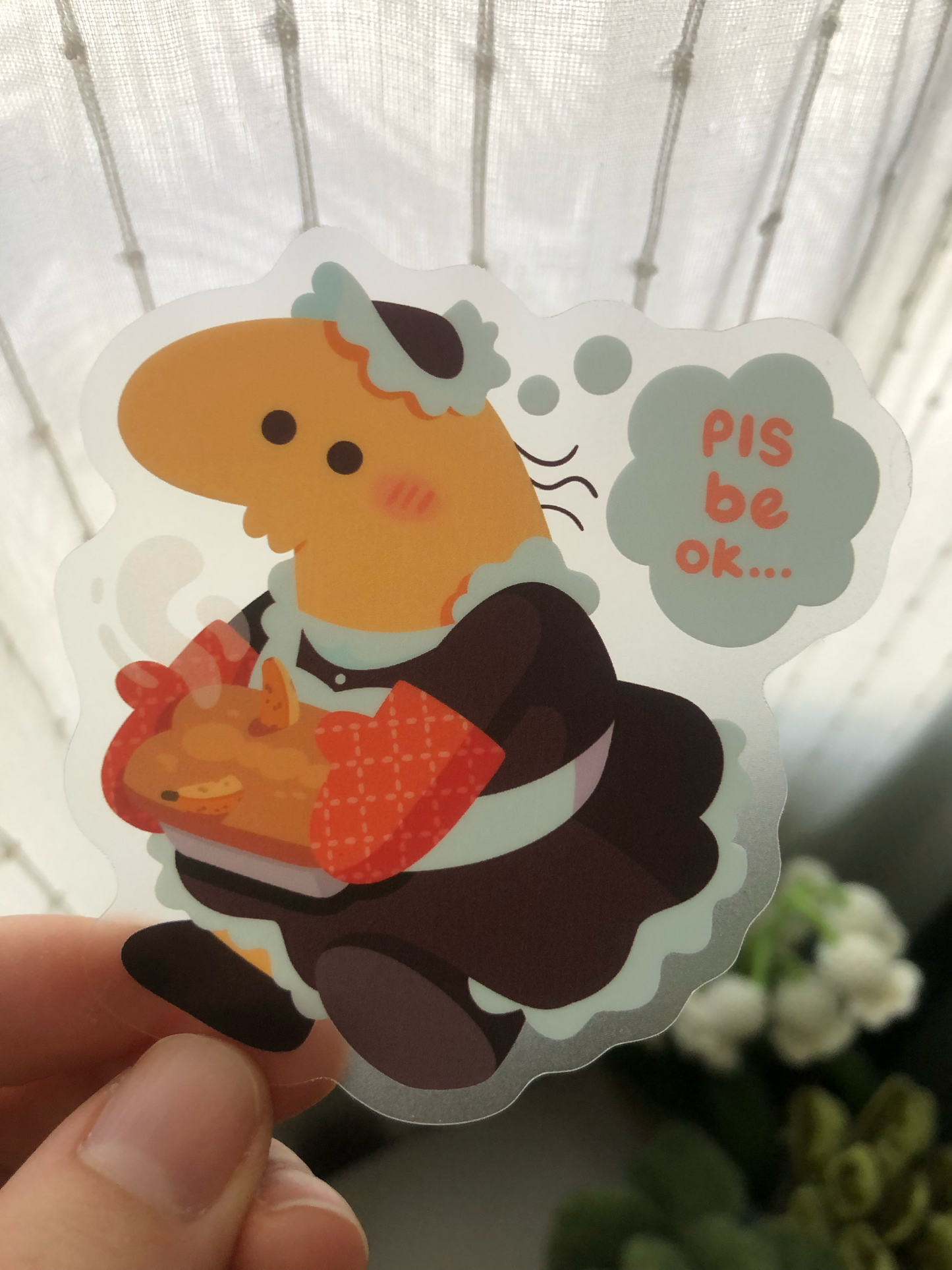 smiling friends maid charlie sticker