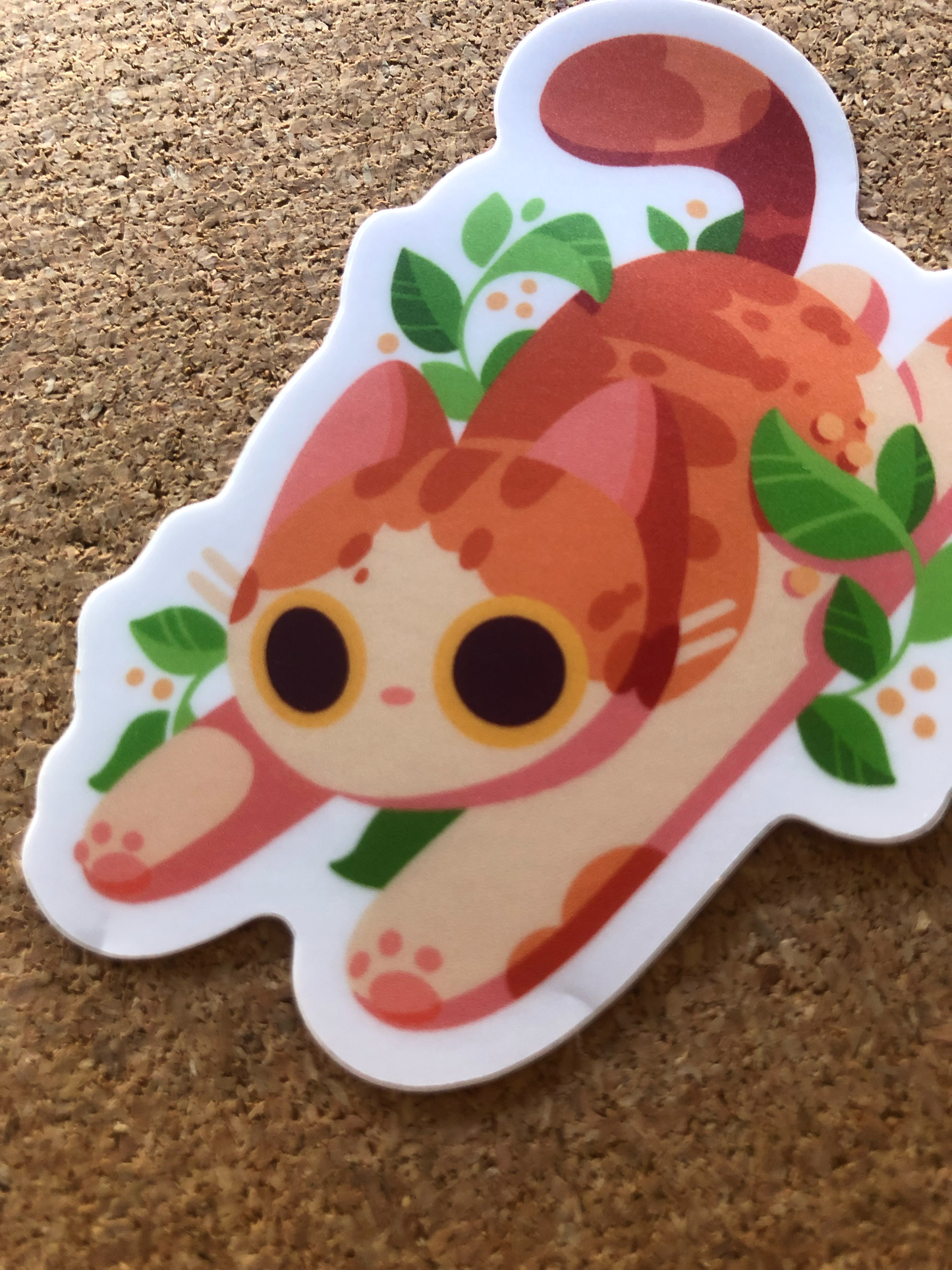 plant cat sticker