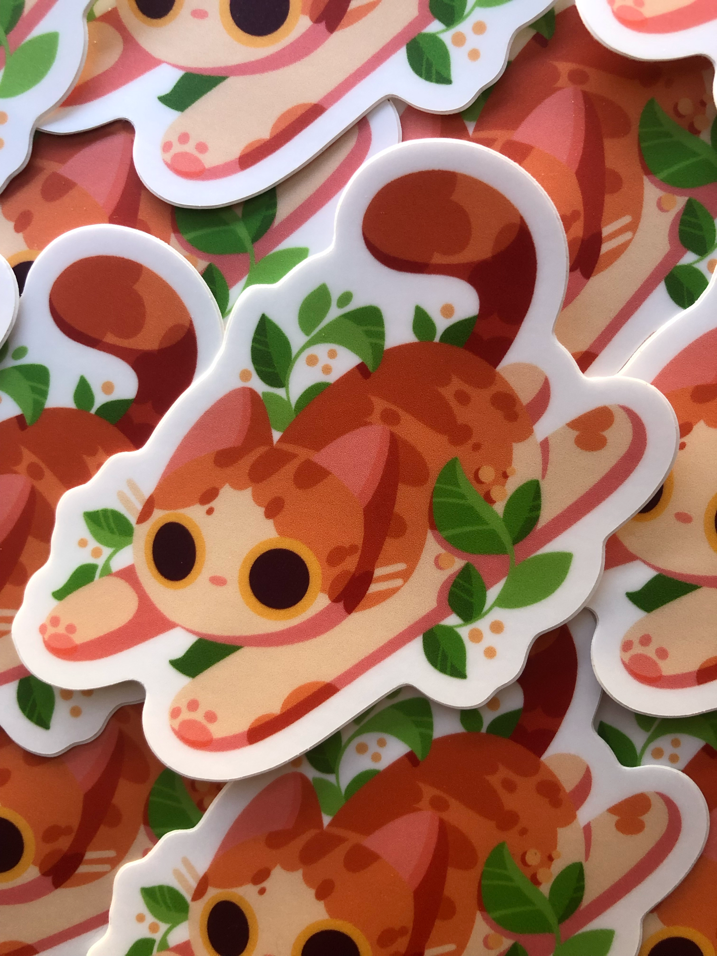 plant cat sticker