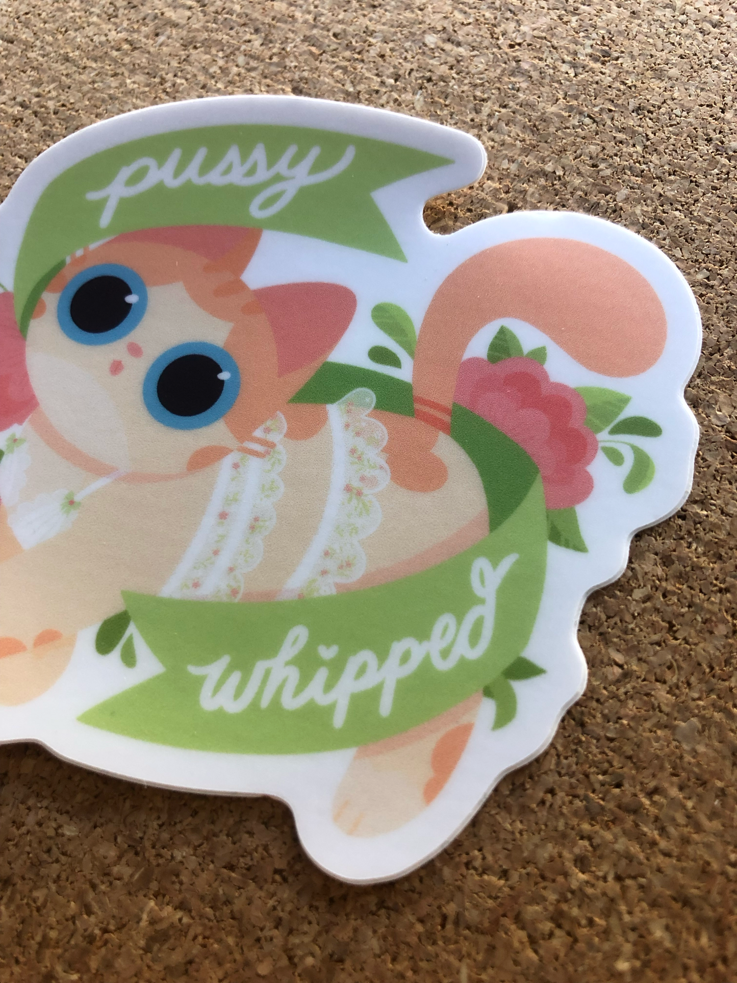 pussy whipped sticker