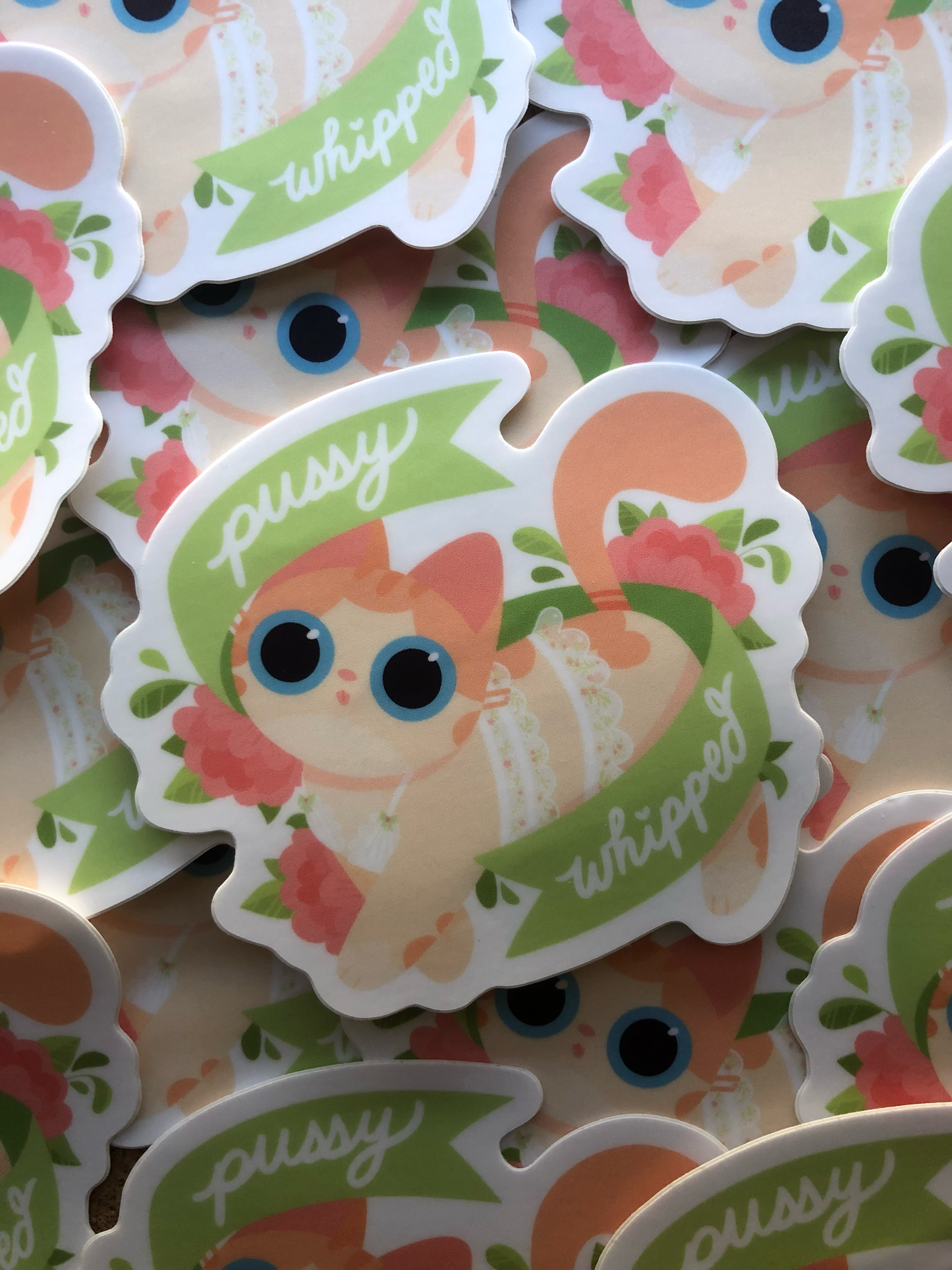pussy whipped sticker