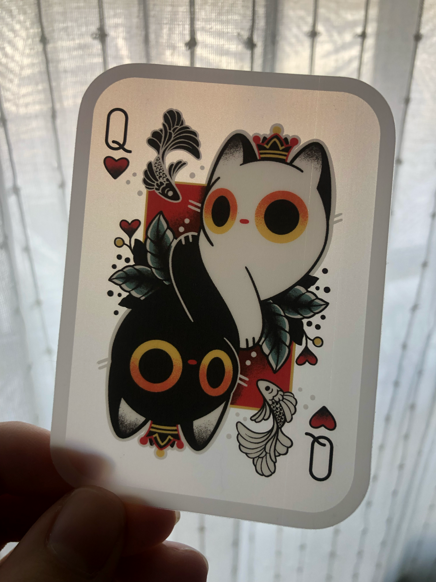 Queen of Hearts sticker