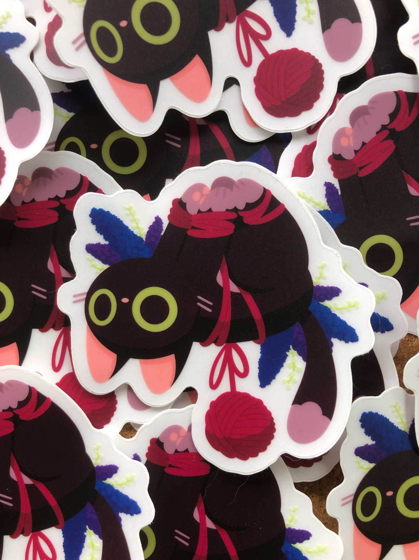 knotty kitty sticker