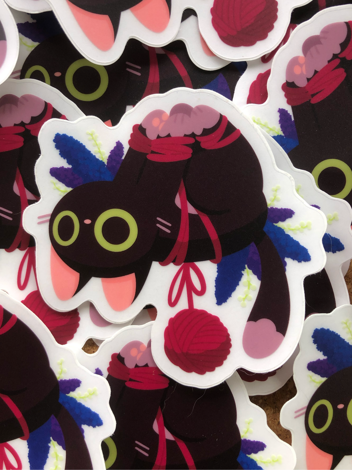knotty kitty sticker