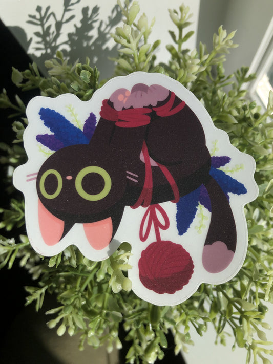 knotty kitty sticker