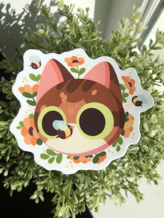 bee cat sticker