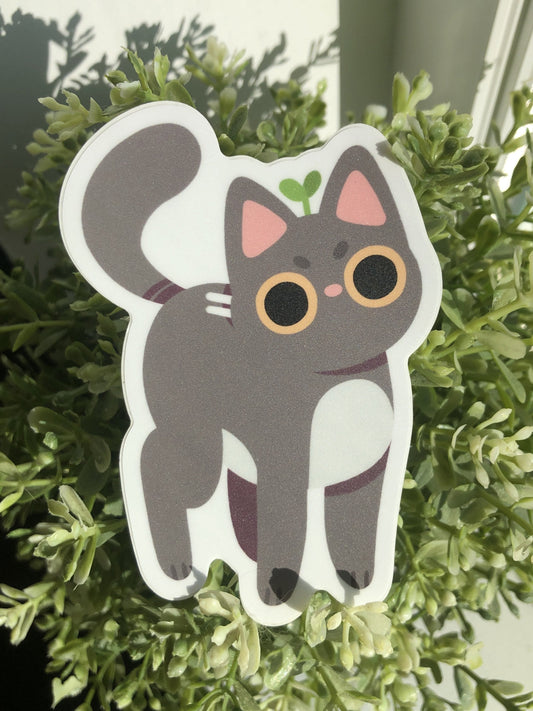 angy cat sticker