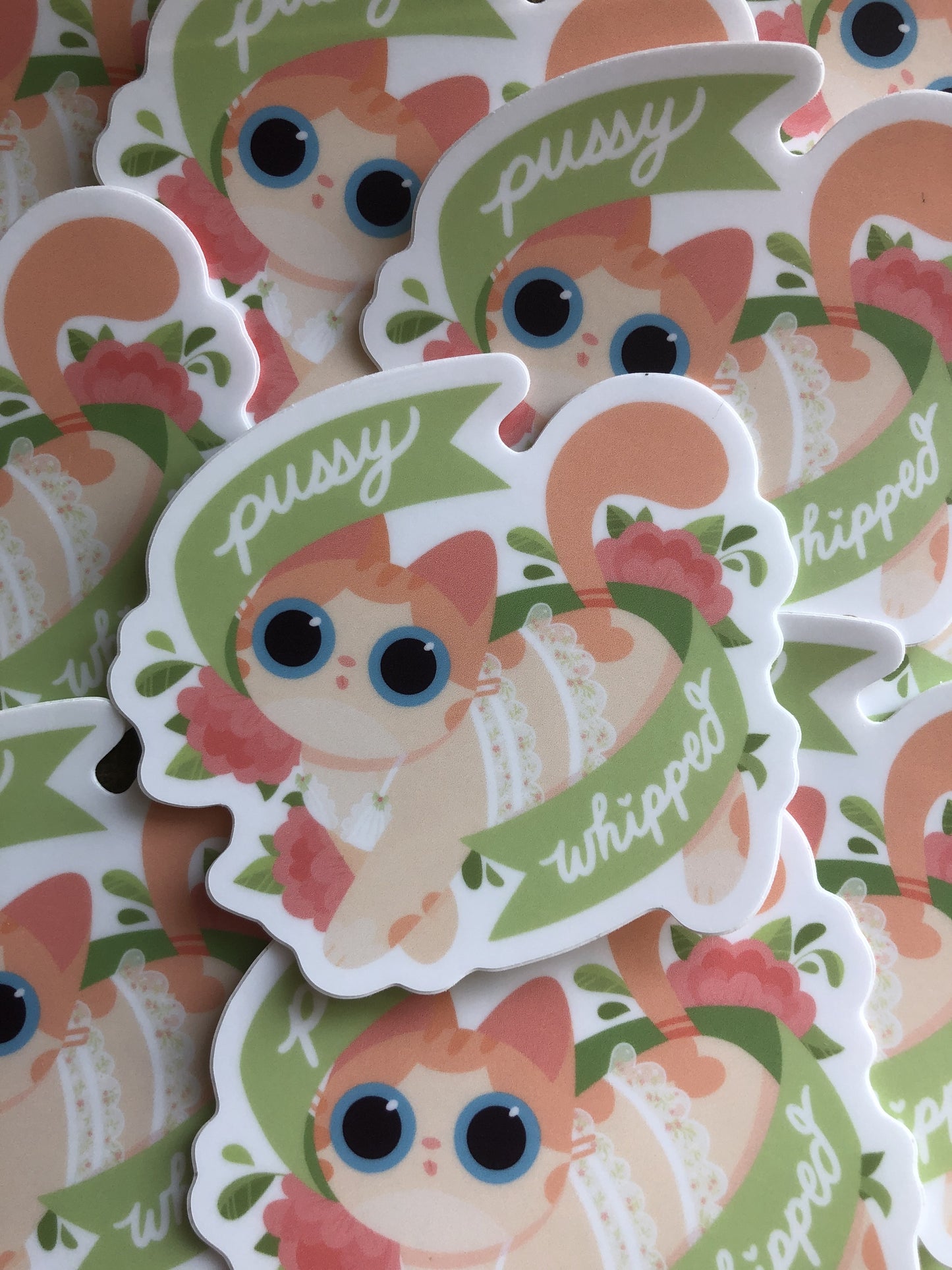 pussy whipped sticker
