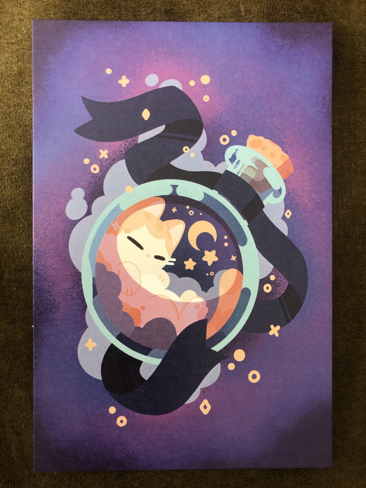 Potion Cat Mini Print