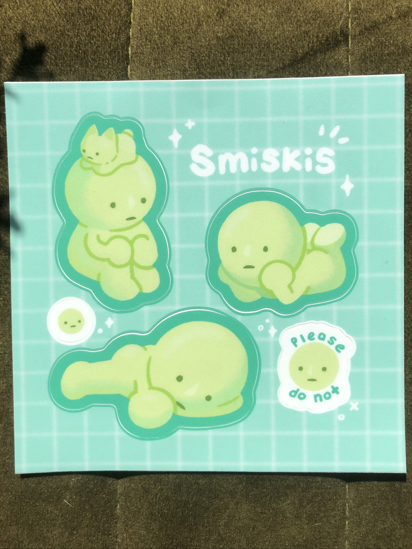 Smiski Sticker Sheet