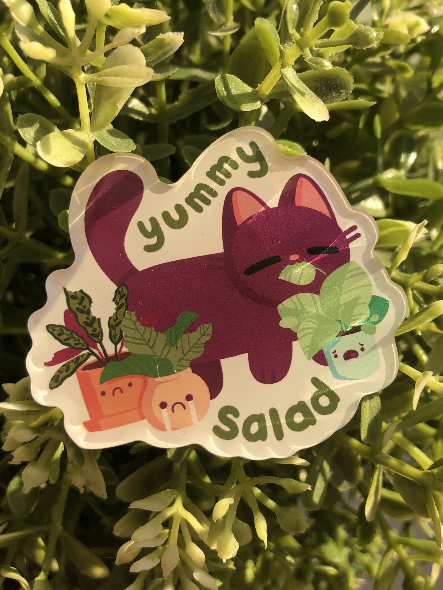 Yummy Salad Acrylic Magnet
