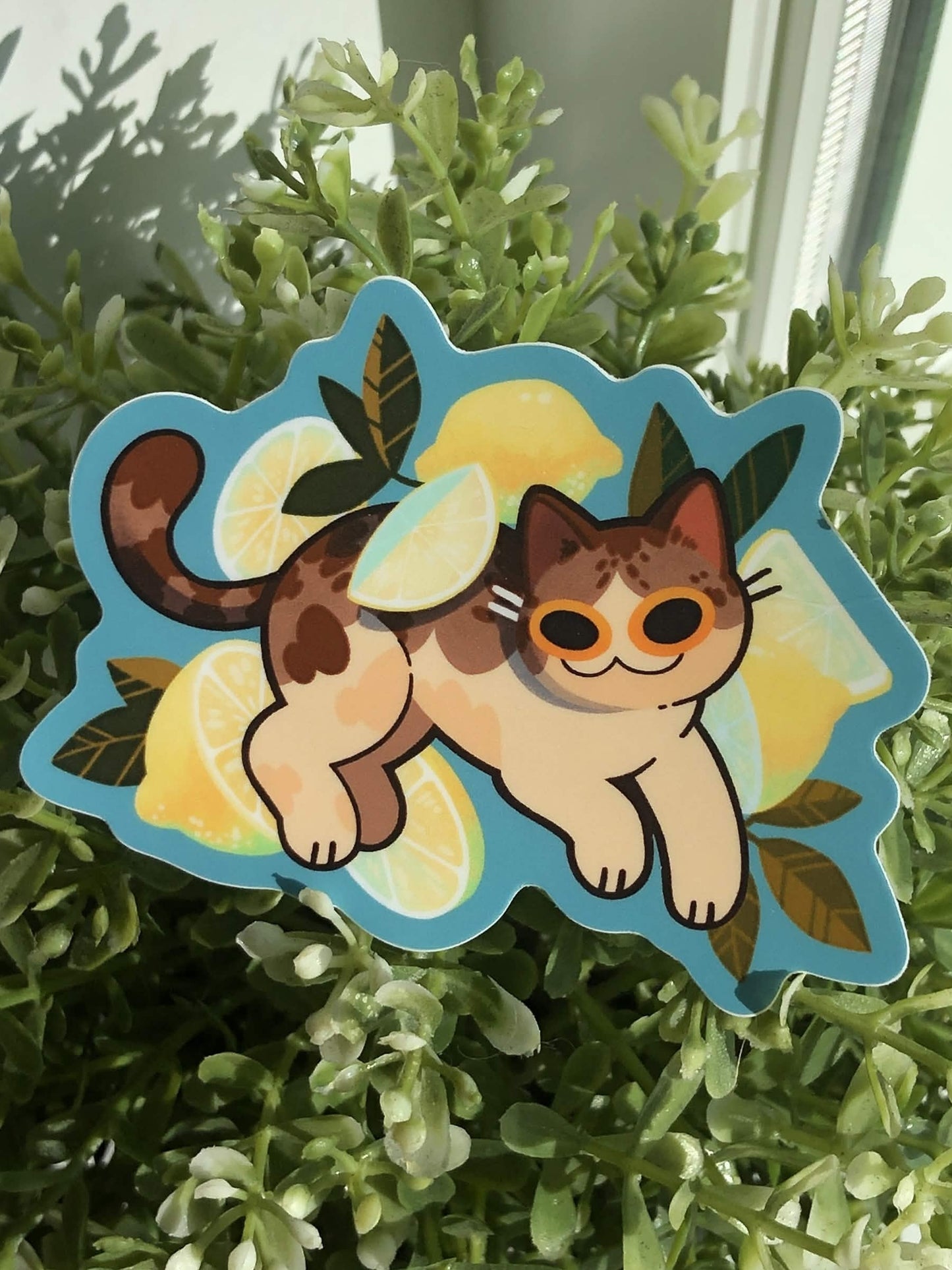 Lemon Cat Sticker