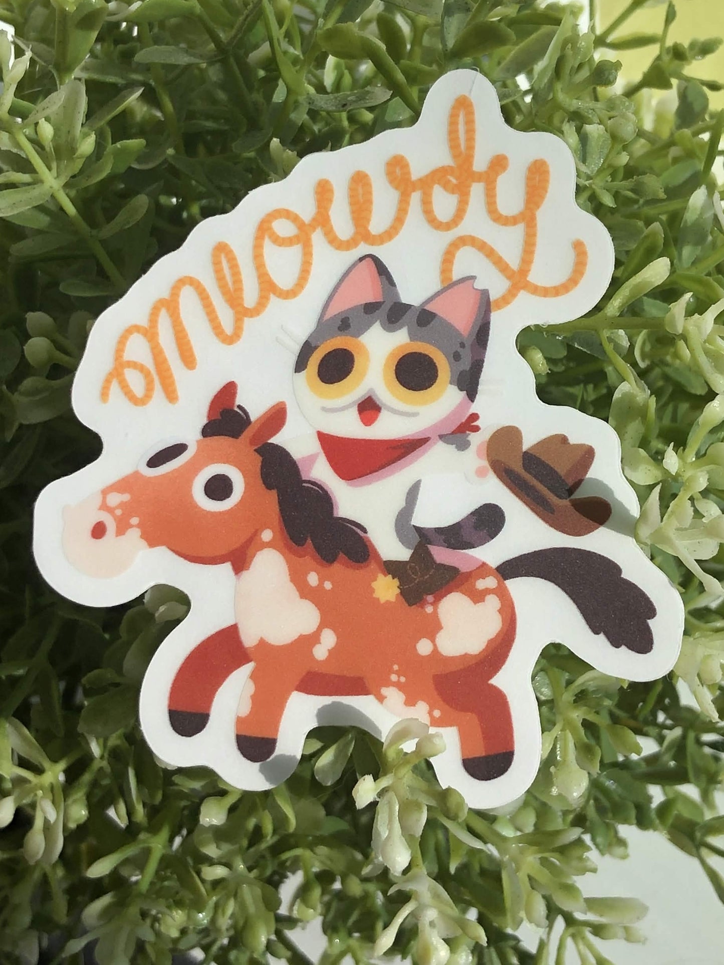 Meowdy Sticker