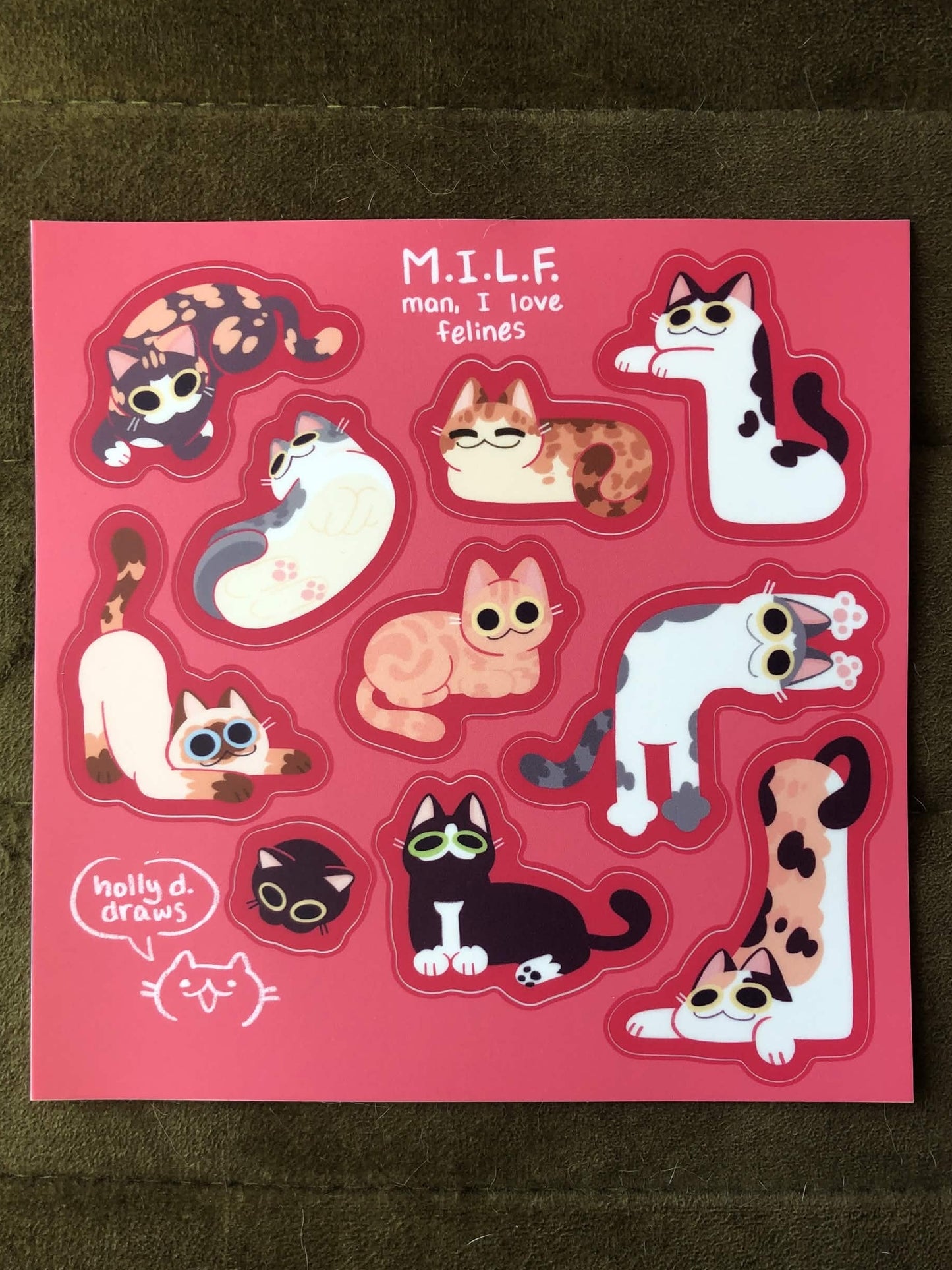 Milf Sticker Sheet