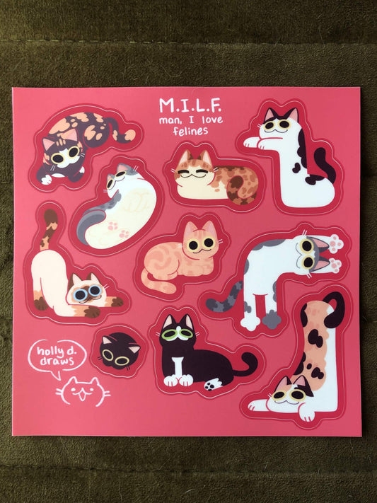 Milf Sticker Sheet