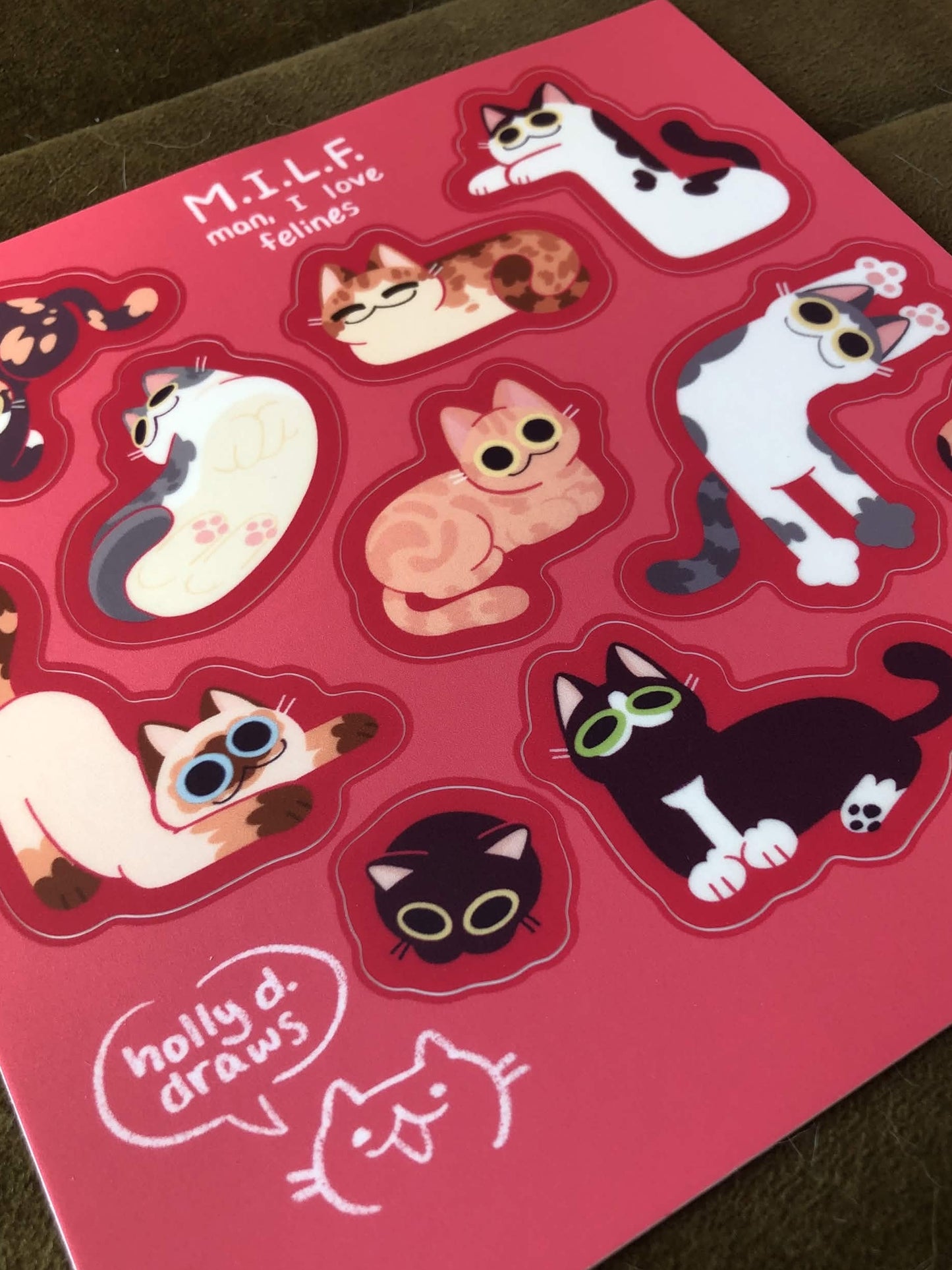 Milf Sticker Sheet