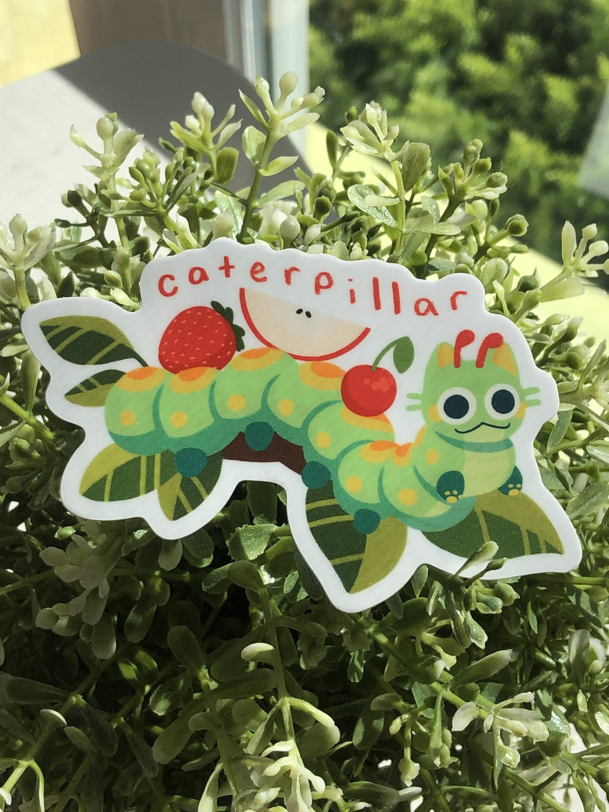 caterpillar sticker