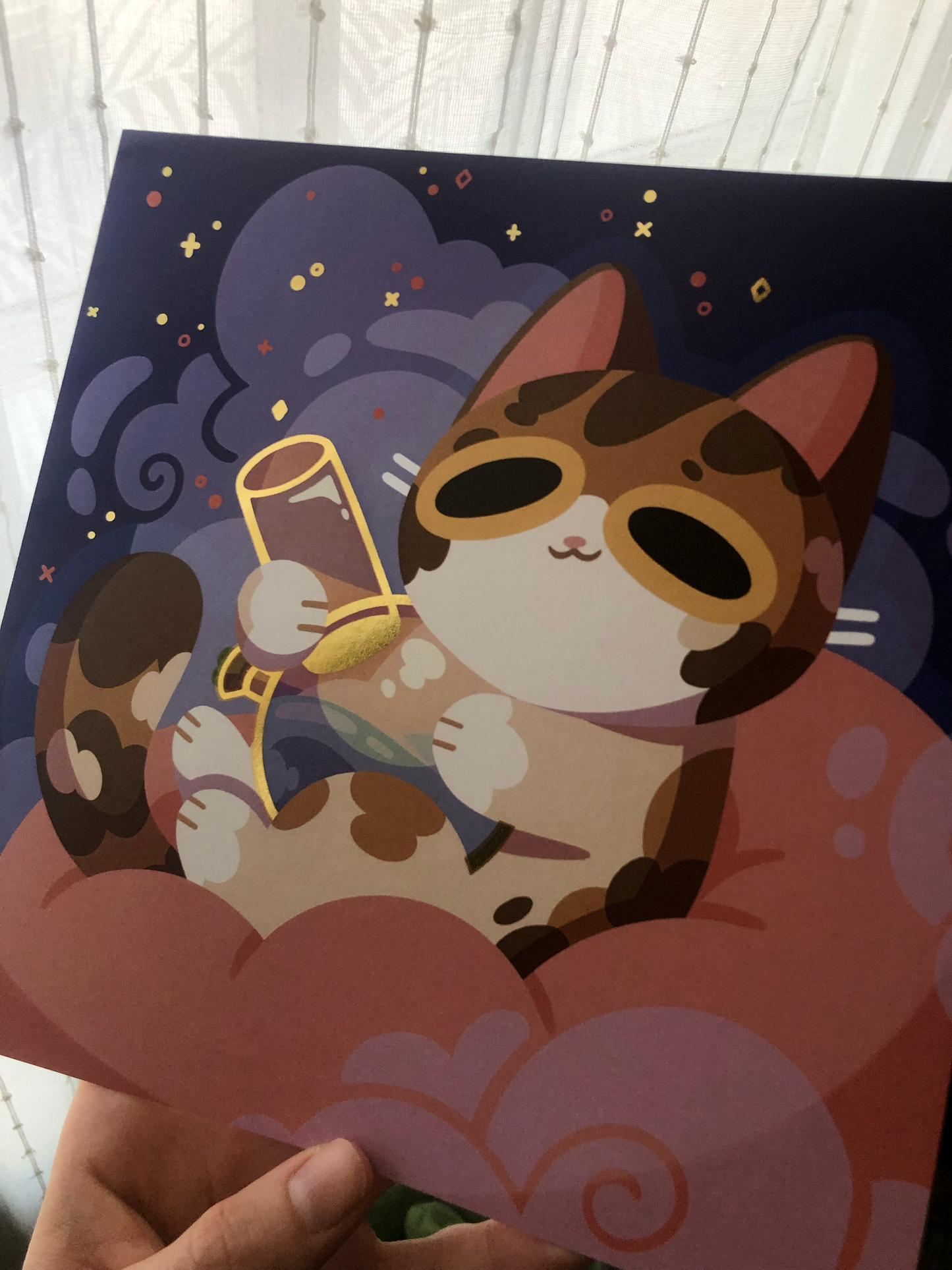 bong cat print