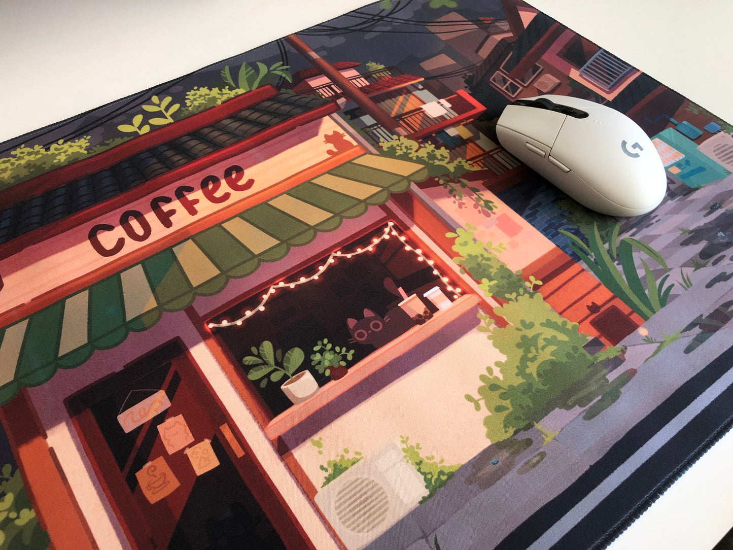 Cat Cafe Desk Mat
