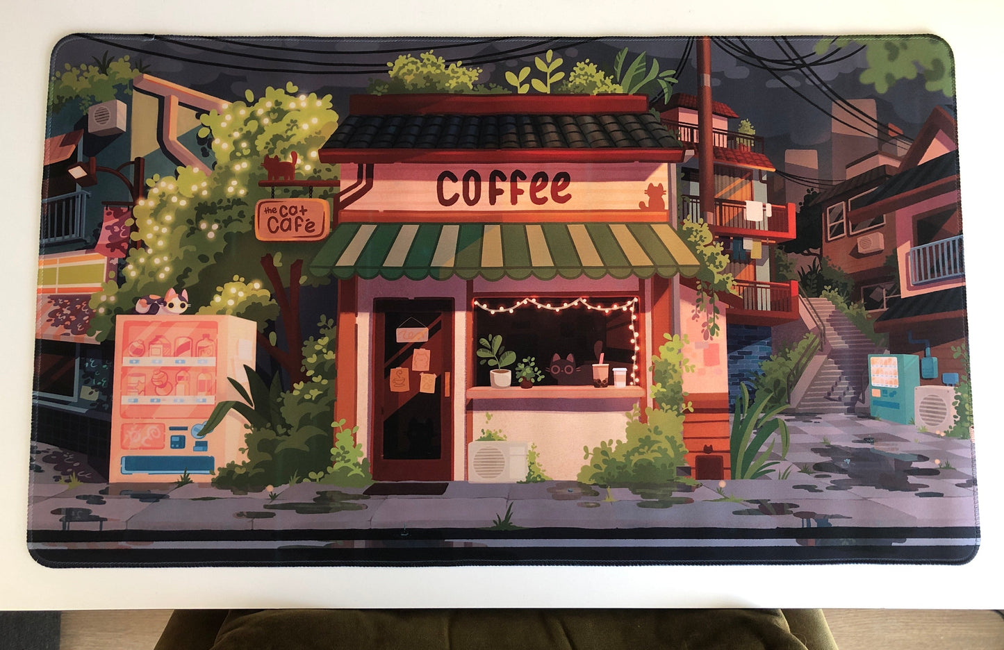 Cat Cafe Desk Mat