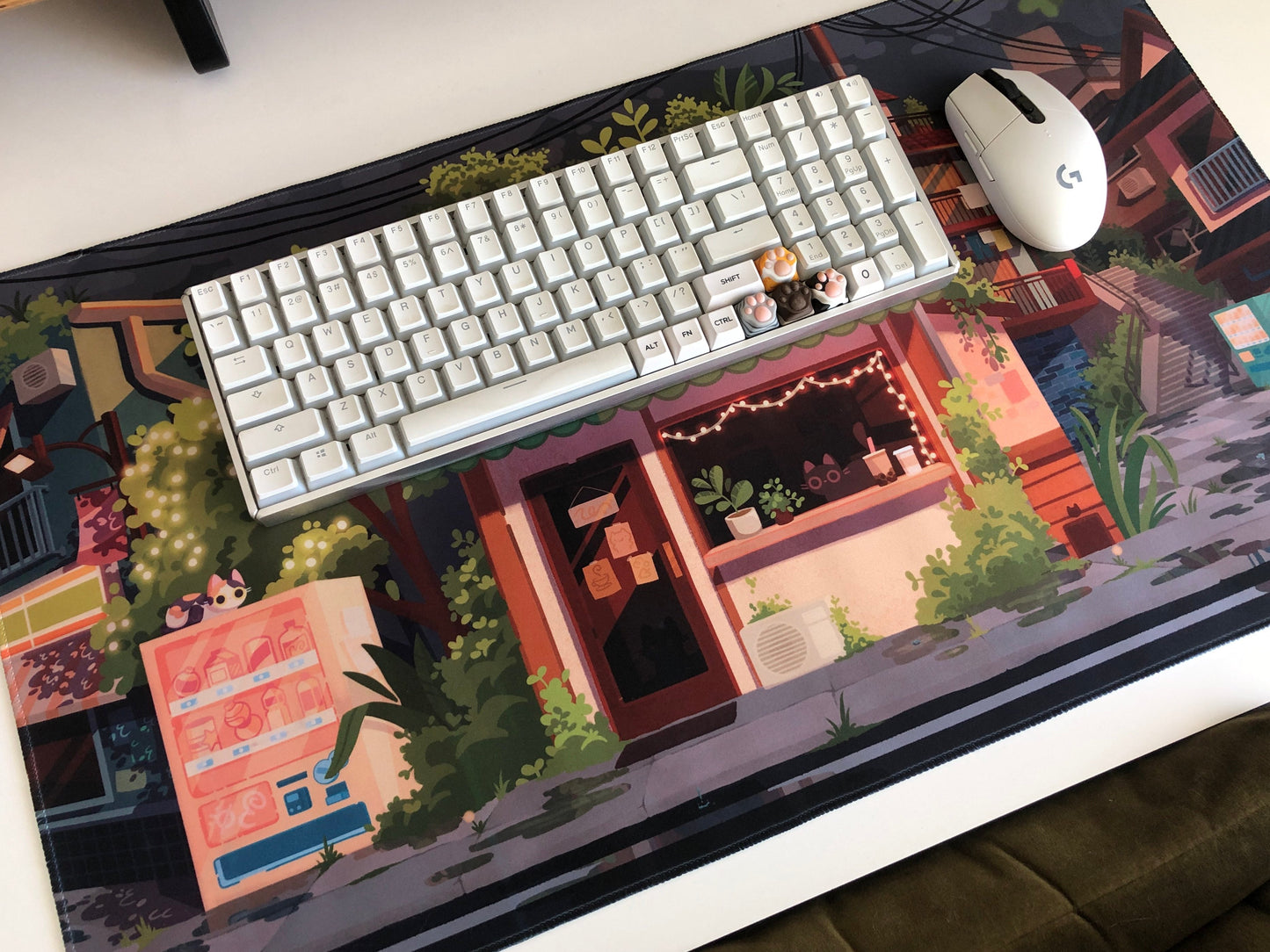Cat Cafe Desk Mat